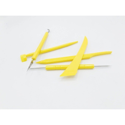 Picture of BOMEIJIA Clay Sculpture Knife Plastic Pottery Modelling Sharpen Carving Tools Set of 5 pcs