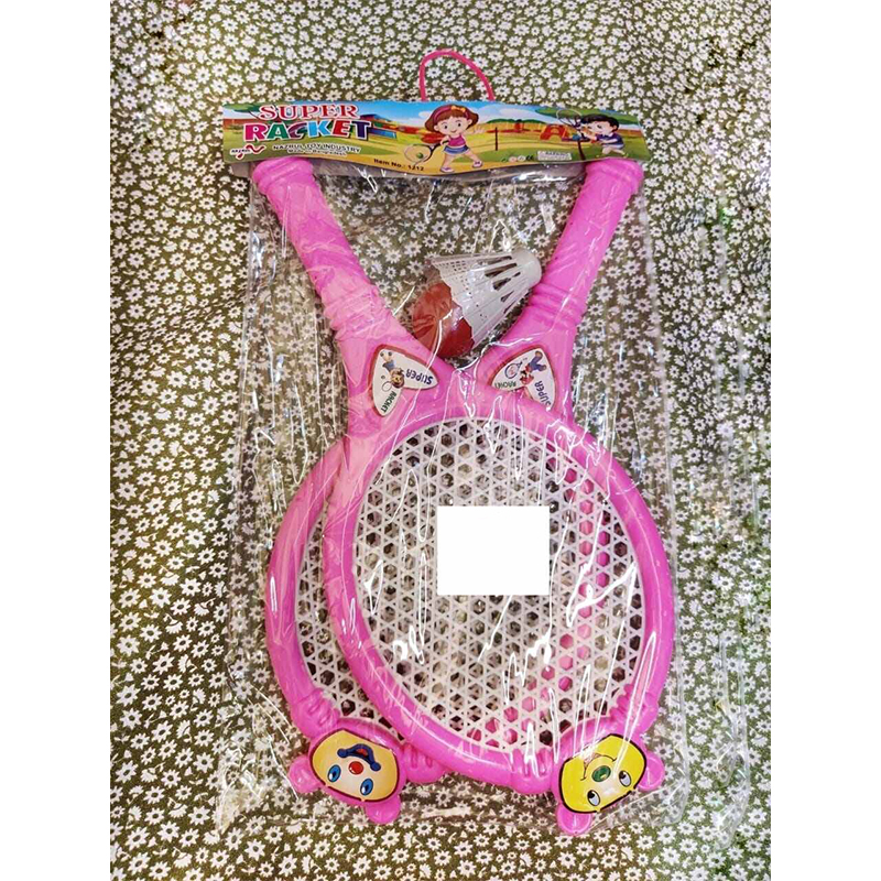 Picture of Plastic Badminton Racket Toy Set For Kids 1pair ( Multicolor ) 1set