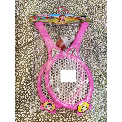 Picture of Plastic Badminton Racket Toy Set For Kids 1pair ( Multicolor ) 1set