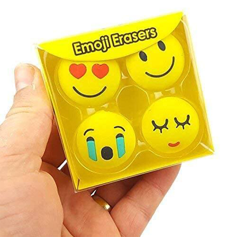 Picture of Emoji Pencil Eraser 4pc Set  