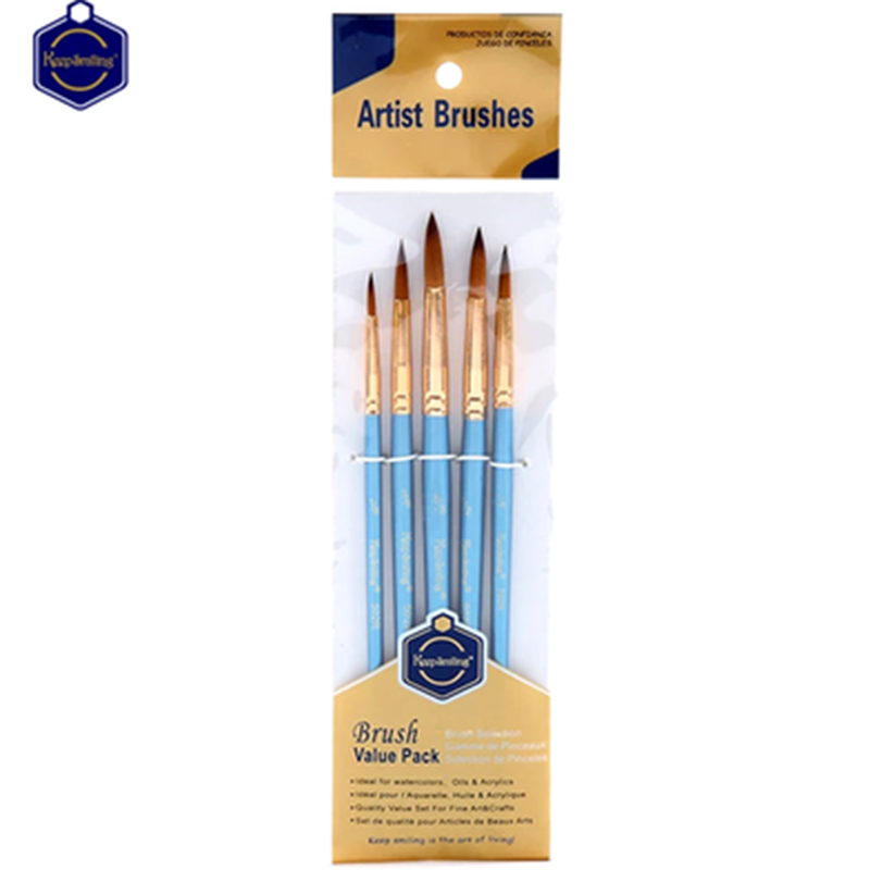 Picture of KeepSmiling Artist Round Brush 5ps In 1 Packet 