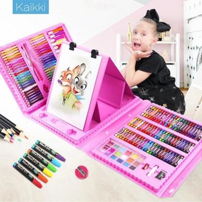 Picture of Drawing Art Set Painting Drawing Supplies 208 Pcs For Kids Box Artist Printing Art Set 208ps set