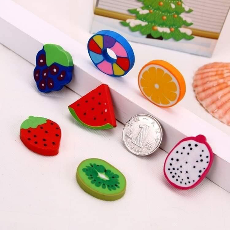 Picture of Kids 7ps Different Eraser set Multicolor