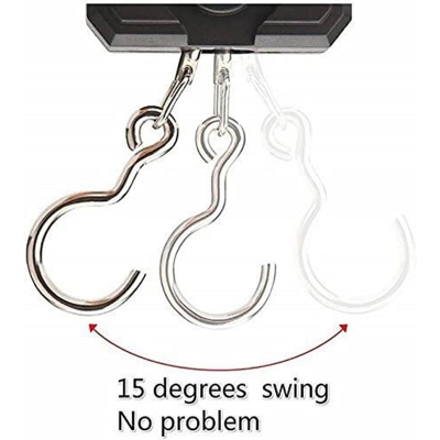 Picture of 50Kg Portable Electronic Digital LCD Pocket Weighing Hanging Scale for Travel Luggage Weighing Scale Multicolor