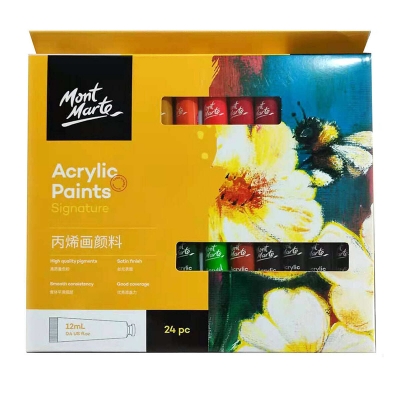 Picture of Mont Marte Acrylic Paints Signature 12ml 24pc 24pc 12ml