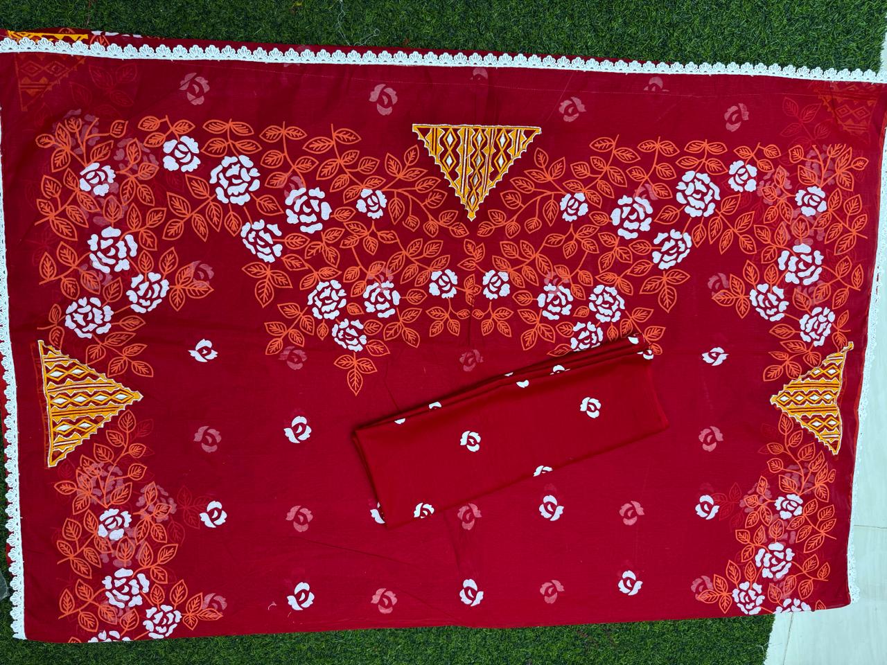Picture of Hamim Fashion New Design Tant Boutiques Full Saree Embroidery Work  - 13 Haat