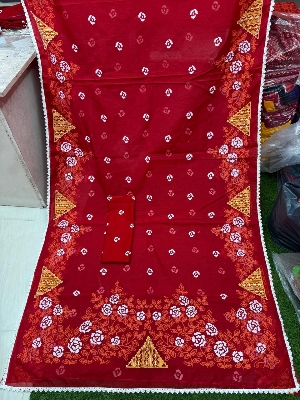 Picture of Hamim Fashion New Design Tant Boutiques Full Saree Embroidery Work  - 13 Haat