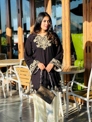 Picture of Hamim Fashion The Most Viral "Kalokanti" Two-Piece Set - Black