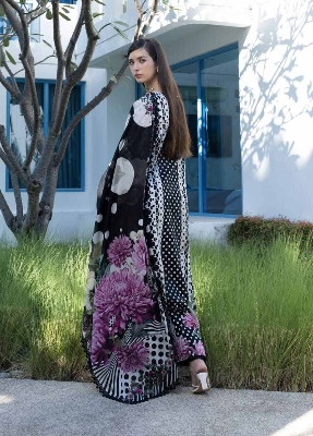 Picture of Hamim Fashion Stitched Collection Digital Print 3 piece  - Black