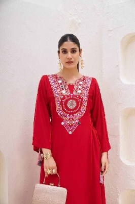 Picture of Hamim Fashion VIP Linen Stitched 3 piece with Embroidery Work