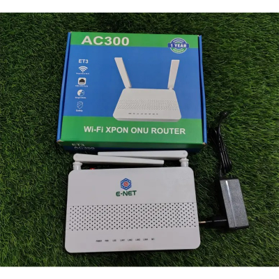 Picture of E-NET ET3 AC300 Wi-Fi XPON ONU Router (Compact Coverage for 1-2 Rooms)-White