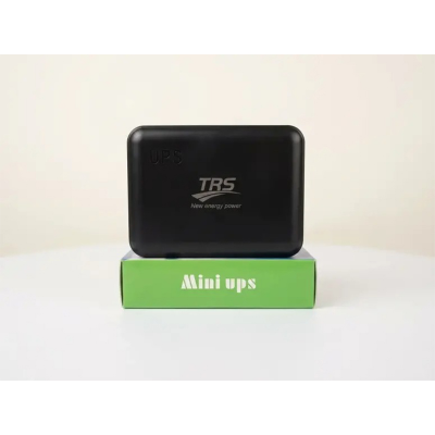 Picture of TRS Mini UPS 7500mAh (5V-9V-12V-12V Output) for Router, ONU, CCTV-Black