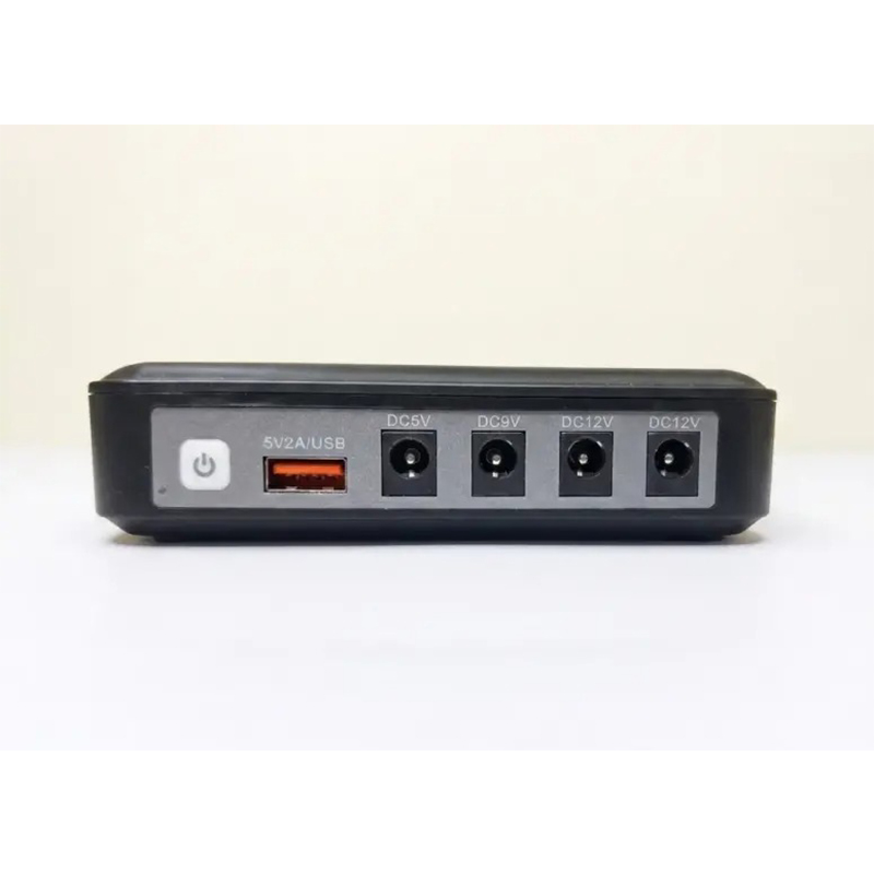 Picture of TRS Mini UPS 7500mAh (5V-9V-12V-12V Output) for Router, ONU, CCTV-Black