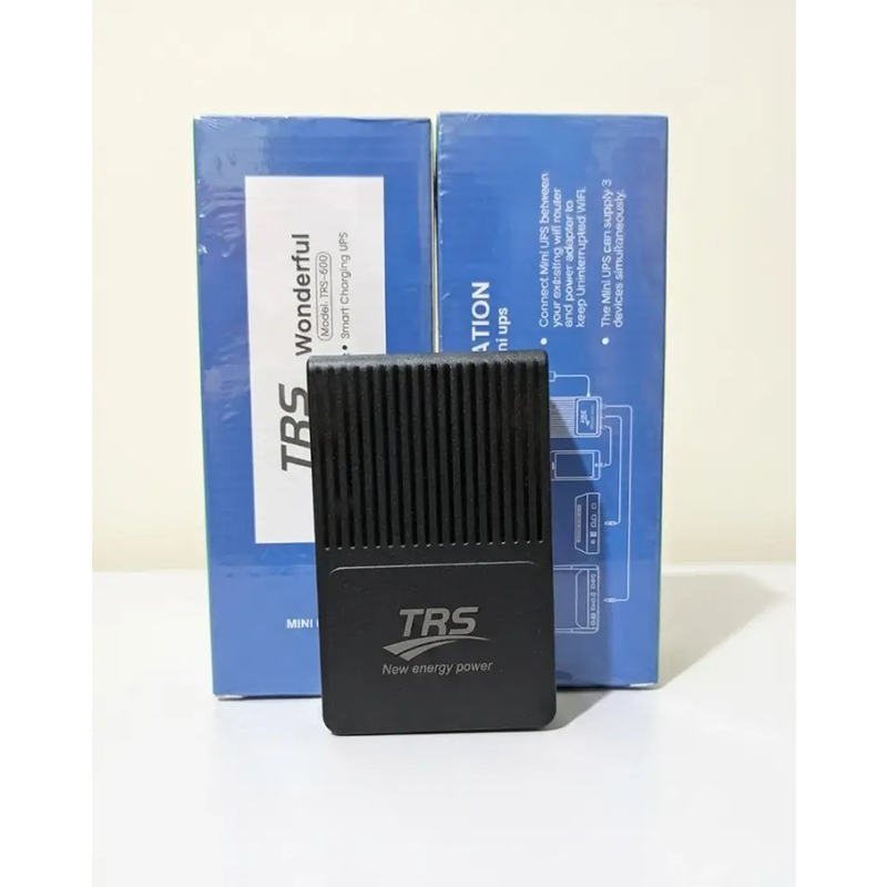 Picture of TRS Mini UPS 10400mAh 5V-9V-12V Output for Router, ONU, CCTV-Black