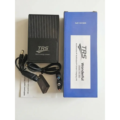 Picture of TRS Mini UPS 10400mAh 5V-9V-12V Output for Router, ONU, CCTV-Black