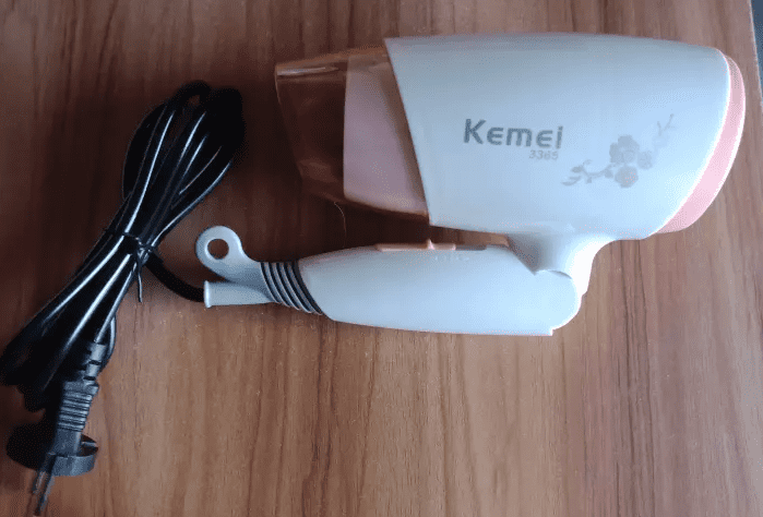 Picture of Kemei KM-3365 Hot And Normal Air Foldable Hair Dryer For Women - Multicolor