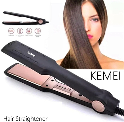 Picture of KEMEI KM-470 Quick Heating  Professional Electric Splint Temperature Adjustment Hair Straightener - Multicolor