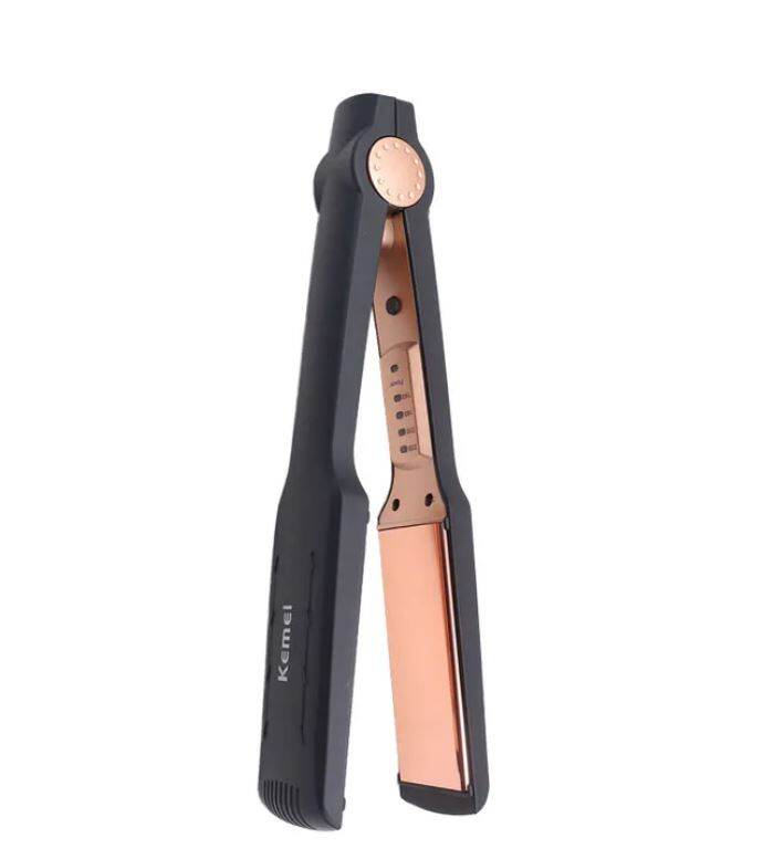 Picture of KEMEI KM-470 Quick Heating  Professional Electric Splint Temperature Adjustment Hair Straightener - Multicolor