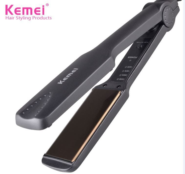 Picture of Kemei KM-329 Professional Straightening Irons Electric Beard Hair Straightener Flat Iron Fast Heating option - Multicolor
