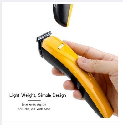 Picture of HTC AT-530 Hair And Beard Trimmer For Men - Yellow