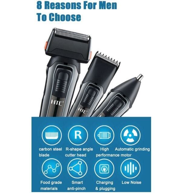 Picture of HTC AT-1088 Multi-Functional 3 In 1 Hair Trimmer - Multi