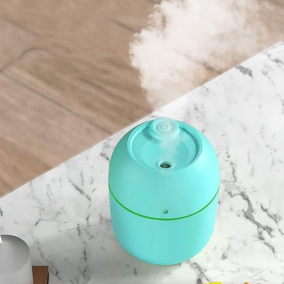 Picture of Portable Mini Humidifier, USB Personal Air Humidifier for Baby Bedroom Travel Office Home with Light, 300ml Small Cool Mist Humidifier, Essential Oil Diffusers - Multicolor