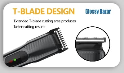 Picture of HTC AT-519 Lithium battery home use hair trimmer Indicator light powerful hair cutting machine For Men and Women 