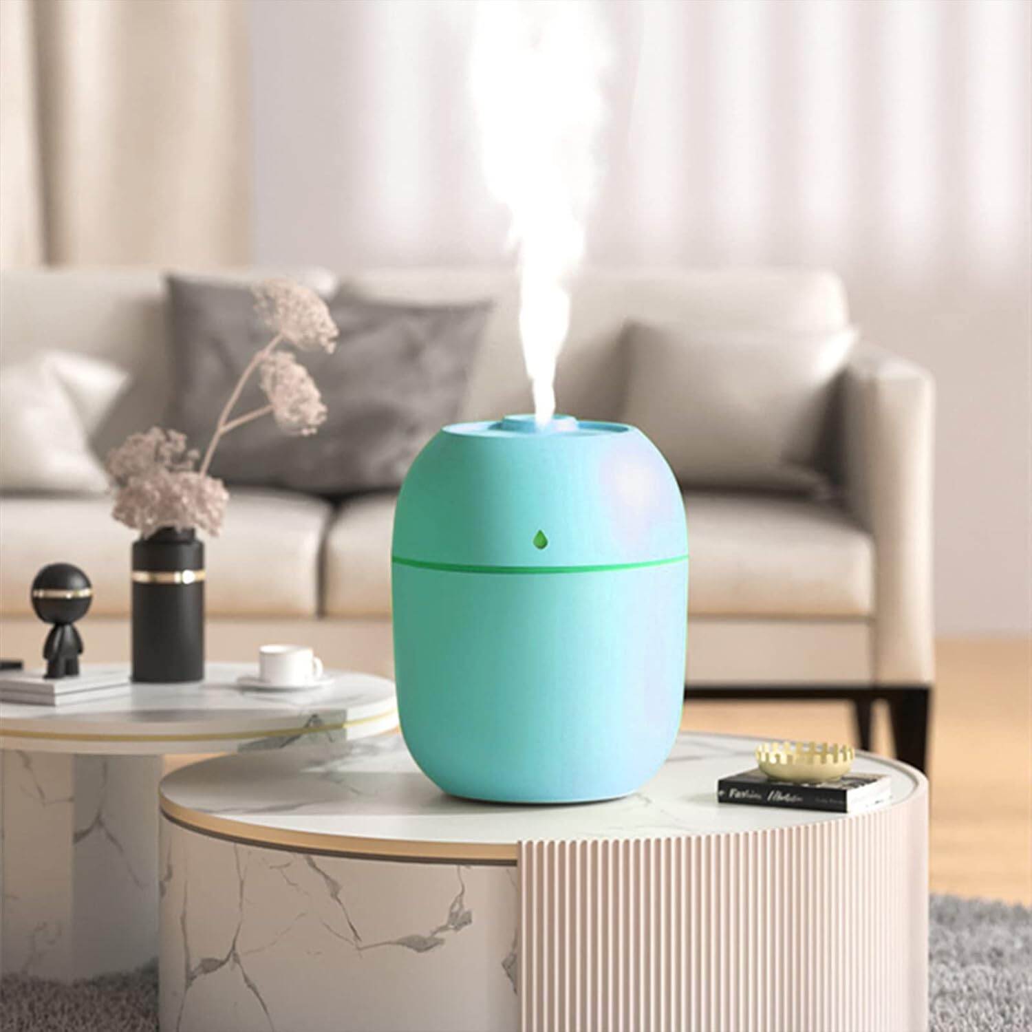 Picture of Cute humidifier egg lighting high quality humidifier - Break Trend - Professional Quality Combo pack Machin with parfume. - Multicolor