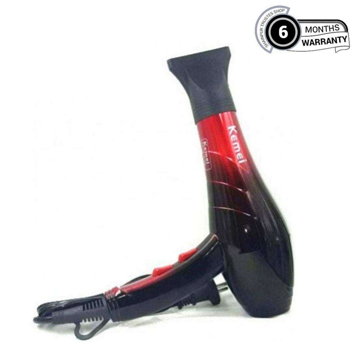 Picture of Kemey KM-3322 3000W Professional Heavy Duty Hair Dryer for women - Black