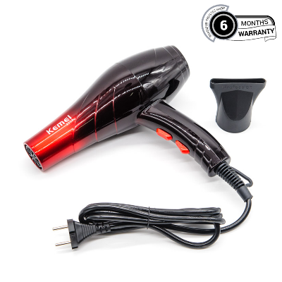 Picture of Kemey KM-3322 3000W Professional Heavy Duty Hair Dryer for women - Black