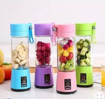 Picture of Mini Usb Rechargeable Portable Electric Fruit Juicer - Smoothie Maker - Blender Machine - Juice Maker 
