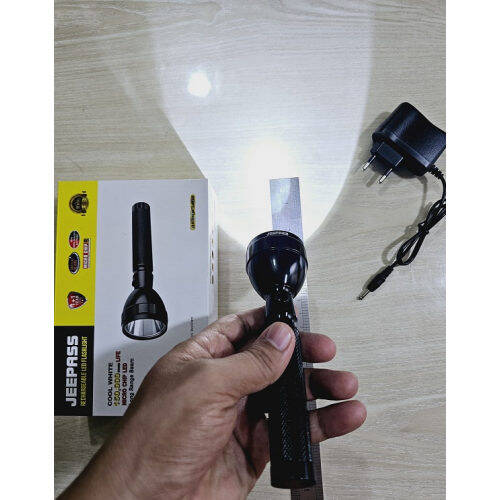Picture of Jeepas JFL-2023 Rechargable LED Flashlight Torch Light - Black
