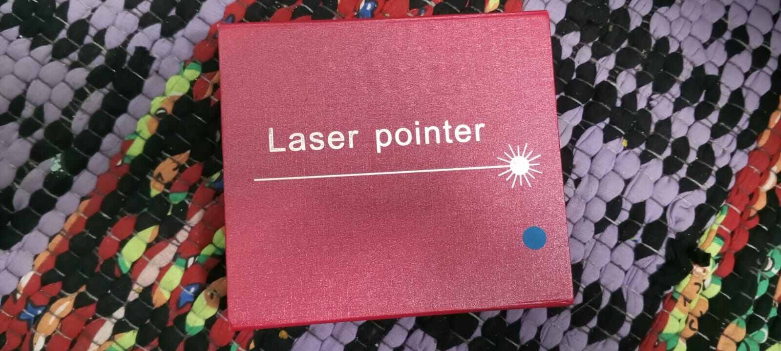 Picture of Green Laser light 303 Adjustable Rechargeable Battery system Laser Pointer Laser light Focus (Professional) - Multicolor