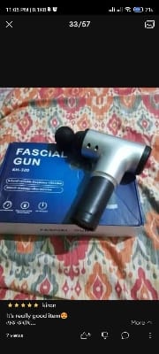 Picture of Body massage gun,Electric Vibration Body muscle massager Fascial Gun & Recovery device,fascia,body massage machine,Facial Body Massage Gun - Multicolor