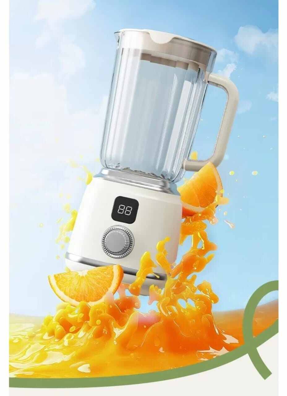 Picture of Electric Portable Juicer Fresh Fruit Mixer 10 Blades 600ML Multifunctional Juicer Ice Crusher Smoothie Blender Home Kitchen Tool - Multicolor