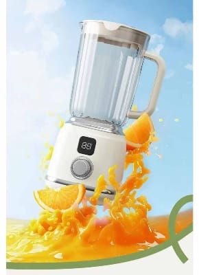 Picture of Electric Portable Juicer Fresh Fruit Mixer 10 Blades 600ML Multifunctional Juicer Ice Crusher Smoothie Blender Home Kitchen Tool - Multicolor