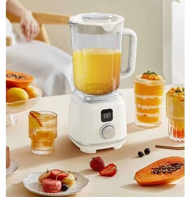 Picture of Electric Portable Juicer Fresh Fruit Mixer 10 Blades 600ML Multifunctional Juicer Ice Crusher Smoothie Blender Home Kitchen Tool - Multicolor