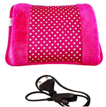 Picture of Electric Hot Water Bag / Heat Pillow and Pain Remover By Shop Exclusive - Multicolour - hot water bag - Multicolor