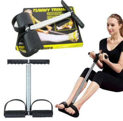 Picture of Single Spring Multipurpose Tummy Exerciser its use will make your stomach and body fit - Multicolor