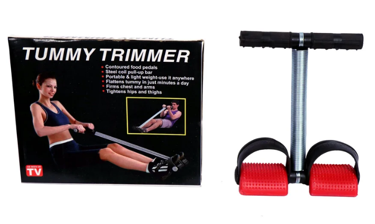 Picture of Single Spring Multipurpose Tummy Exerciser its use will make your stomach and body fit - Multicolor