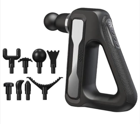 Picture of Facial Gun Hb 003 Full Body Massager For Neck Shoulder Legs - Multicolor