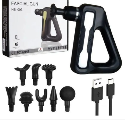 Picture of Facial Gun Hb 003 Full Body Massager For Neck Shoulder Legs - Multicolor