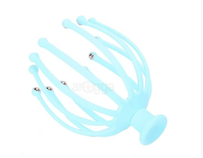 Picture of Claw Head Massage Stress Relief Hair Therapy Rolling Ball Scalp Massager Machine