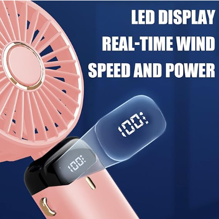 Picture of Handheld Fan, Mini Portable Personal Fan USB Rechargeable - Multicolor