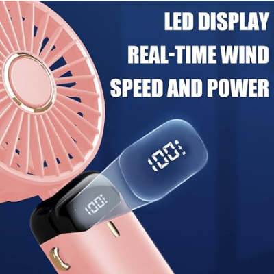 Picture of Handheld Fan, Mini Portable Personal Fan USB Rechargeable - Multicolor