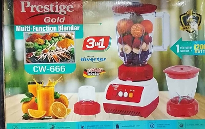 Picture of Prestige Blender 3 In 1 1200 Watt Motor Capacity Cw -666 