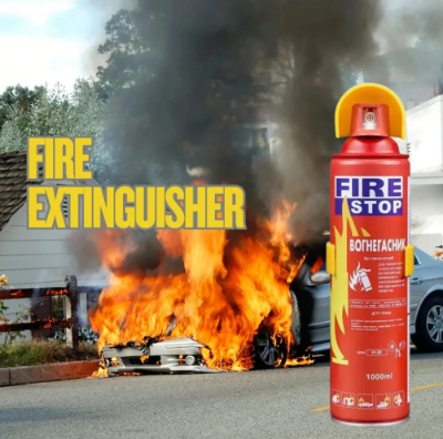 Picture of Fire Stop Spray- Provides a portable and efficient line of defense against fires - Multicolor
