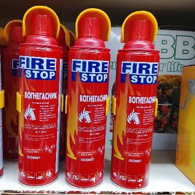 Picture of Fire Stop Spray- Provides a portable and efficient line of defense against fires - Multicolor