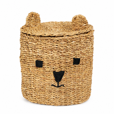 Picture of Gorgeous Handicrafts Basket Round seagrass natural D26-BAS-003, KHAKA