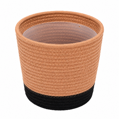 Picture of Gorgeous Handicrafts Planter round Cotton black brown M D26-PTP-004, DAIRKA